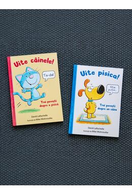 Copertă produs Uite pisica! Trei povești despre un c&acirc;ine