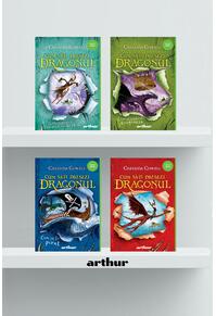 Copertă produs Pachet Cum să-ți dresezi dragonul  (4 volume) Cressida Cowell