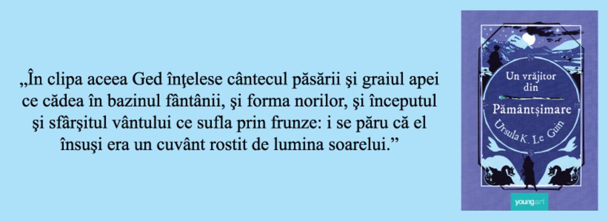 &bdquo;Un vrăjitor din Păm&acirc;ntșimare&rdquo;, Ursula K. LeGuin
