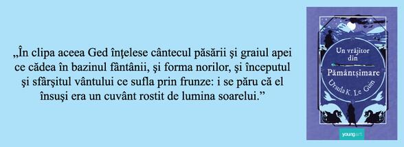 &bdquo;Un vrăjitor din Păm&acirc;ntșimare&rdquo;, Ursula K. LeGuin