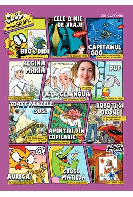 Copertă produs Club miniGrafic 3. Aventuri și cunoaștere &icirc;n benzi desenate