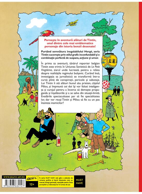 Copertă produs Aventurile lui Tintin vol.1. Tintin &icirc;n țara sovietelor - gallery big 2