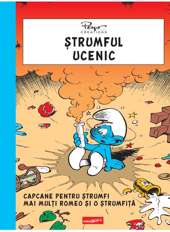 Copertă produs Ștrumful ucenic.Capcane pentru ștrumfi.Mai mulți Romeo și o ștrumfiță - gallery big 1