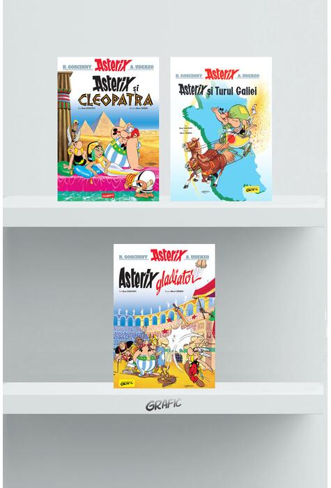 Copertă produs Pachet benzi desenate Asterix volumele 4-6