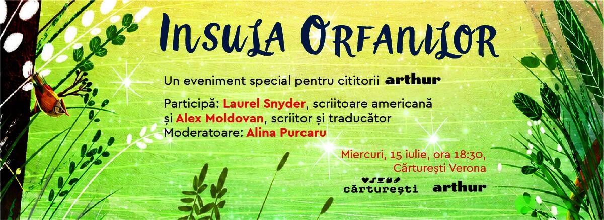 imagine_eveniment cu Laurel Snyder