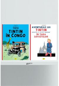 Copertă produs Aventurile lui Tintin 2 volume (Țara sovietelor, &Icirc;n Congo)