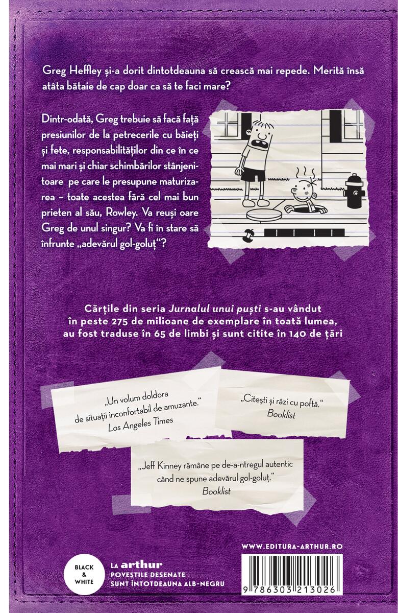 Jurnalul unui puști 5. Adevărul gol-goluţ | paperback - Jeff Kinney