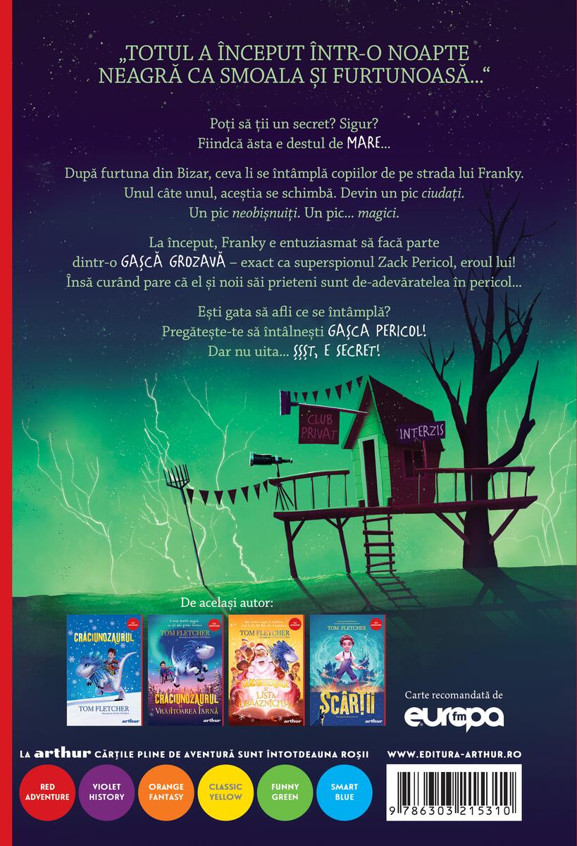 Pachet Fletcher Adventure 3 volume (Gașca Pericol, Scârții, Crăciunozaurul și Vrăjitoarea Iarnă) - Tom Fletcher