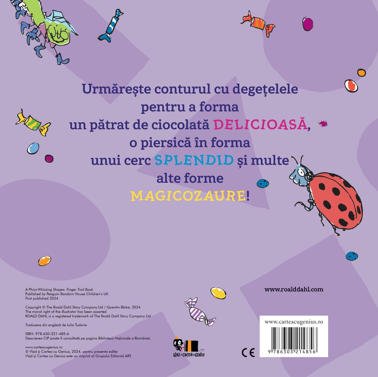O carte magicozaură. Forme. Urmărește conturul! - Roald Dahl