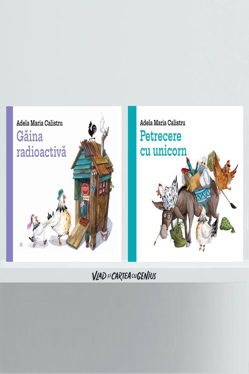 Pachet Kotkodak (Petrecere cu unicorn,Găina radioactivă) - Adela Maria Calistru
