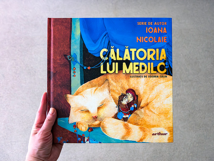 Fotografie Călătoria lui Medilo carte pentru copii de Ioana Nicolaie și Sidonia Călin la Editura Arthur Fotografie Călătoria lui Medilo carte pentru copii de Ioana Nicolaie și Sidonia Călin la Editura Arthur