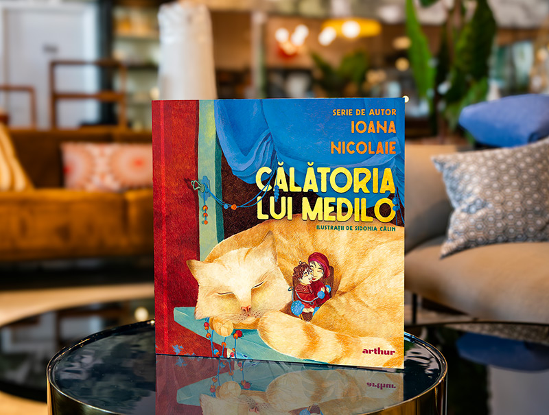 simulare 2D Călătoria lui Medilo de Ioana Nicolaie, ilustrații de Sidonia Călin, Editura Arthur