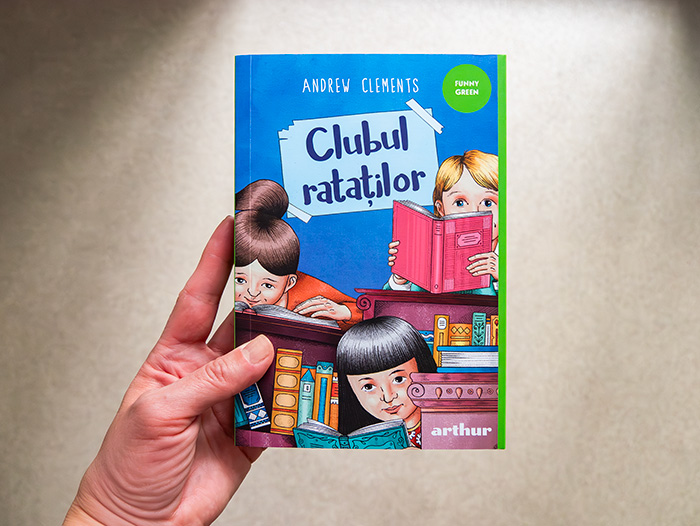 fotografie carte „Clubul rataților” de Andrew Clements fotografie carte „Clubul rataților” de Andrew Clements