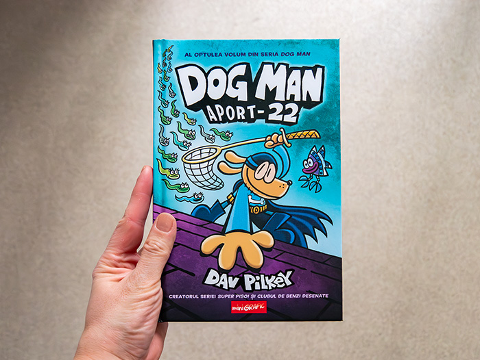 fotografie carte Dog Man #8. Aport-22 de Dav Pilkey fotografie carte Dog Man #8. Aport-22 de Dav Pilkey