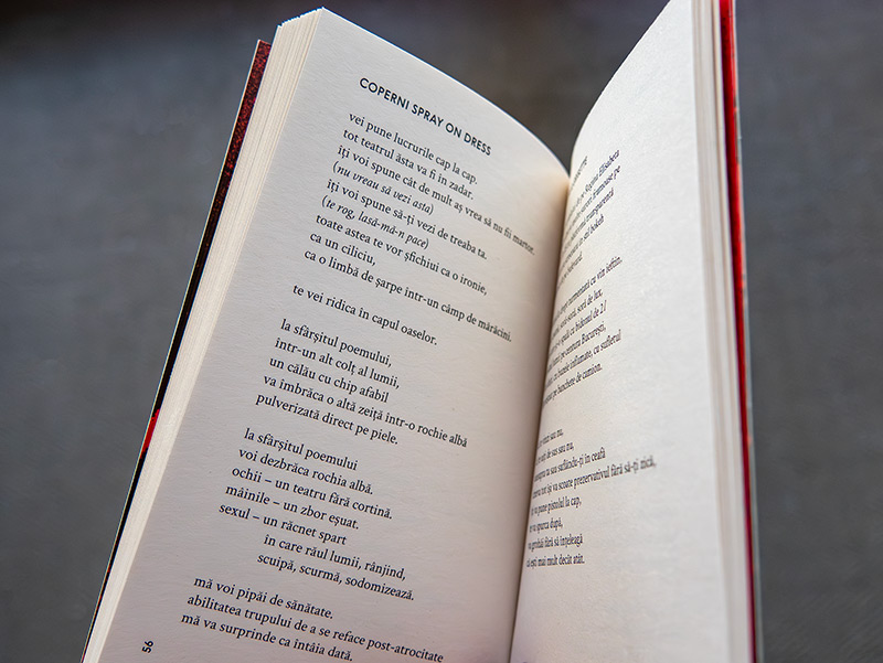 foto volumul de versuri „Însemnări pe tivul fustei” de poeta Anca-Ioana Câdă publicat în colecția / pocket