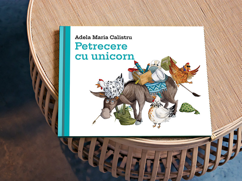 simulare 2D Petrecere cu unicorn de Adela Maria Calistru, Editura Vlad și Cartea cu Genius