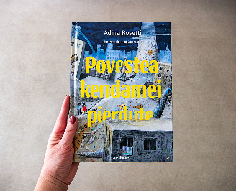 fotografie „Povestea kendamei pierdute” de Adina Rosetti, cu ilustrații de Irina Dobrescu fotografie „Povestea kendamei pierdute” de Adina Rosetti, cu ilustrații de Irina Dobrescu