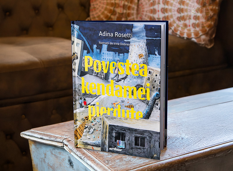 Fotografie carte „Povestea kendamei pierdute” de Adina Rosetti și Irina Dobrescu Editura Arthur Fotografie carte „Povestea kendamei pierdute” de Adina Rosetti și Irina Dobrescu Editura Arthur