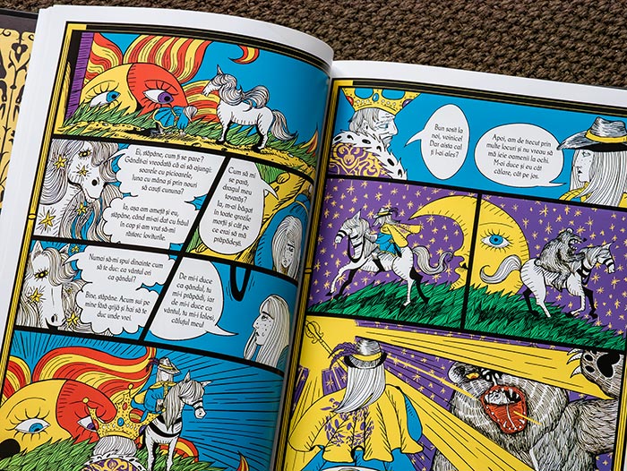 Ilustrație din volumul Povestea lui Harap-Alb adaptare de Manuela Manița Editura Grafic