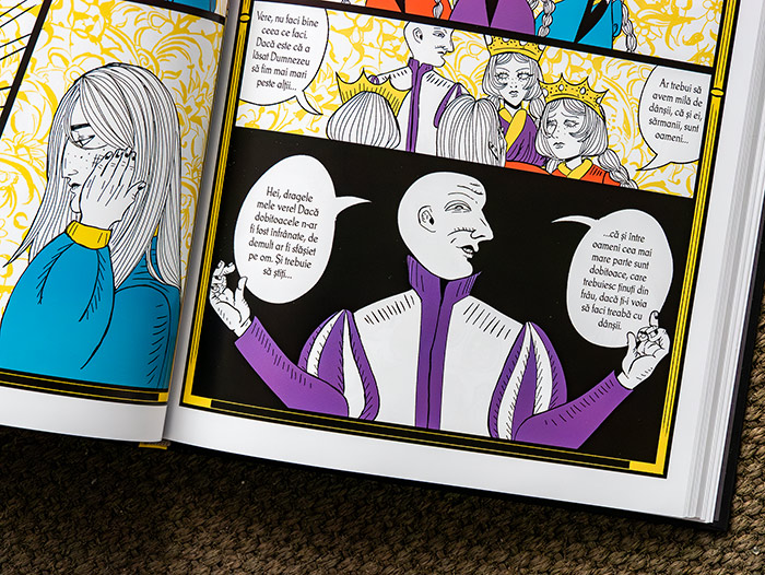 Ilustrație din volumul Povestea lui Harap-Alb adaptare de Manuela Manița Editura Grafic