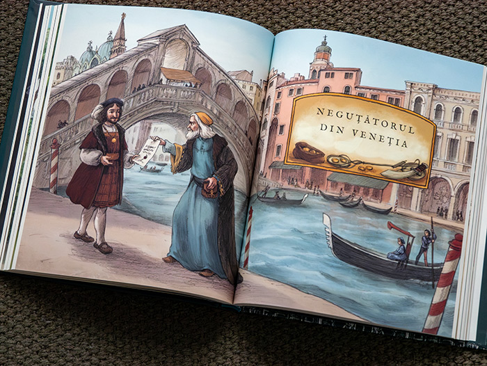 interior „Povestiri după Shakespeare” de Charles și Mary Lamb, ilustrații de Dan Ungureanu interior „Povestiri după Shakespeare” de Charles și Mary Lamb, ilustrații de Dan Ungureanu