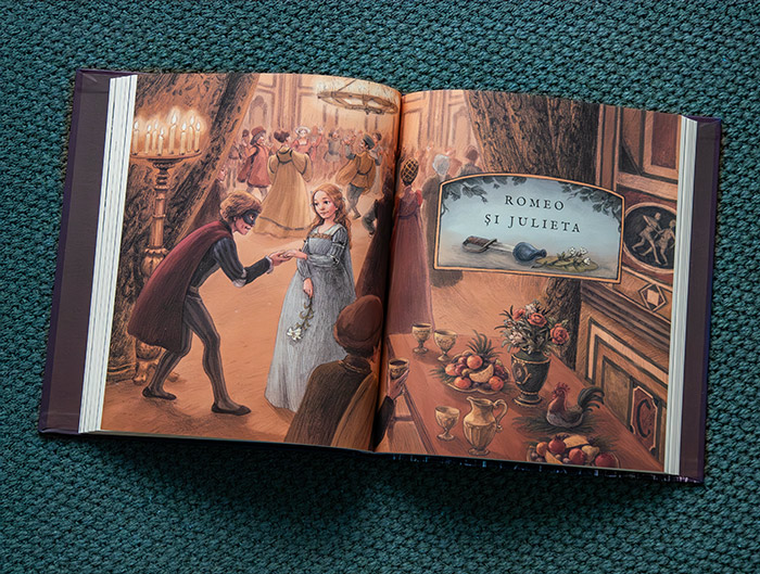 interior „Povestiri după Shakespeare” de Charles și Mary Lamb, ilustrații de Dan Ungureanu interior „Povestiri după Shakespeare” de Charles și Mary Lamb, ilustrații de Dan Ungureanu