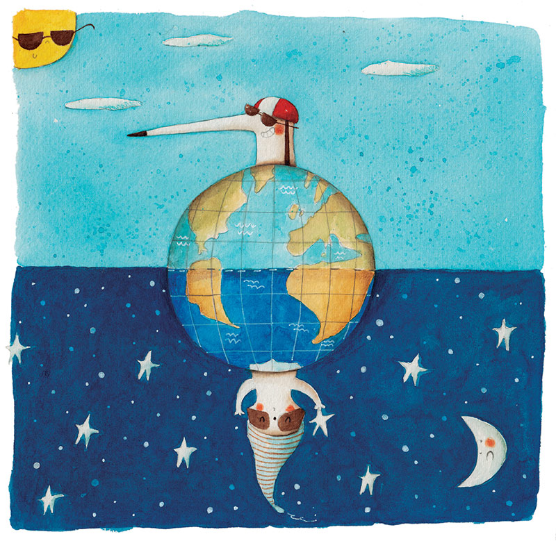 illustration by Romina Beneventi for Lupo si Tumba series illustration by Romina Beneventi for Lupo si Tumba series