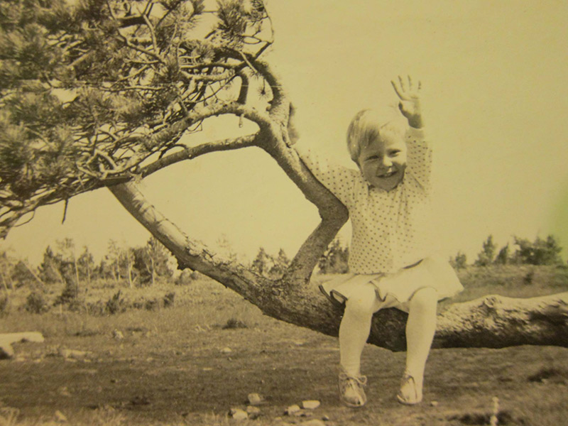 Petia Kokudeva pictured by her father Petia Kokudeva pictured by her father